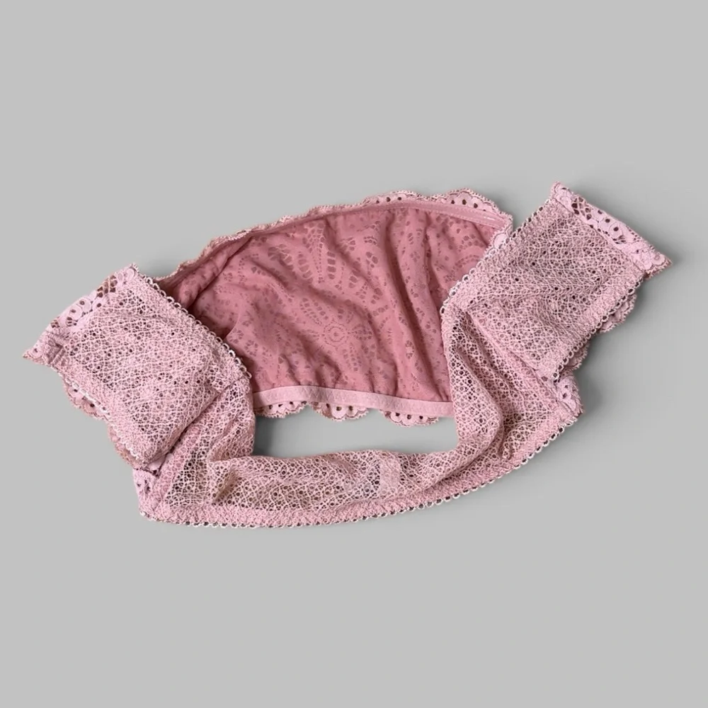 Victoria's Secret Dream Angels Pink Lace Bralette